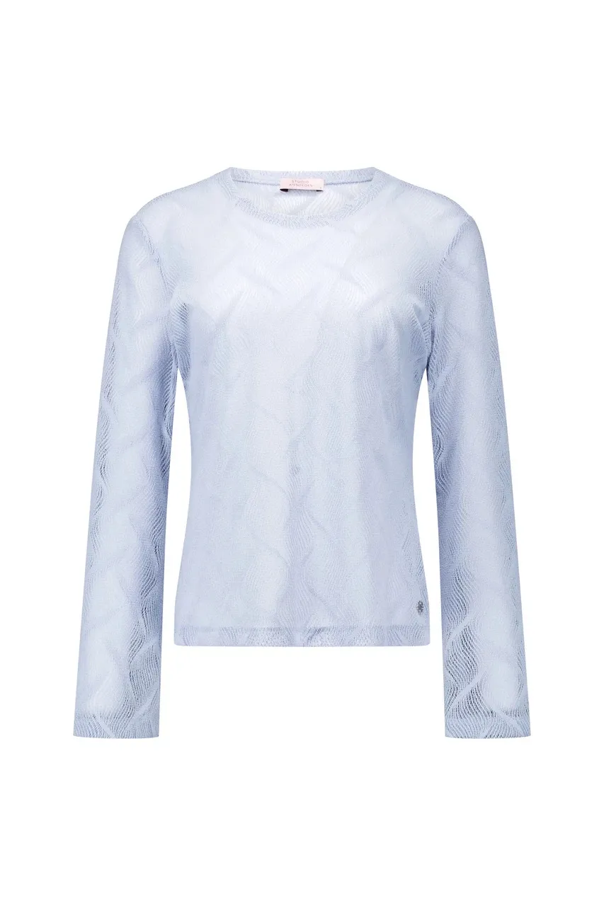 Reagan flaire lace top - Sky Blue - Afbeelding 6