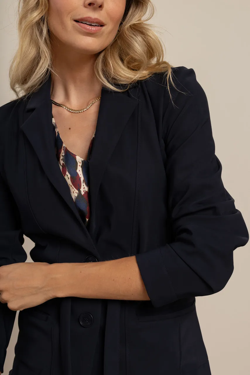Elin bonded blazer - Blauw - Afbeelding 2