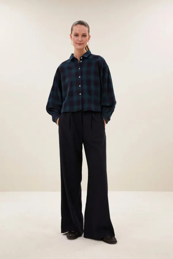 benji pine stripe pants - dark pine stripe