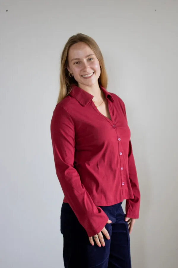 Zanzibar Blouse - raspberry