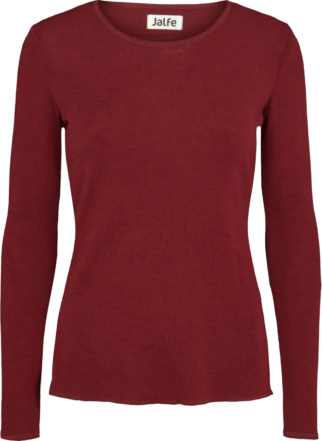 Shirt Wool - Donkerrood