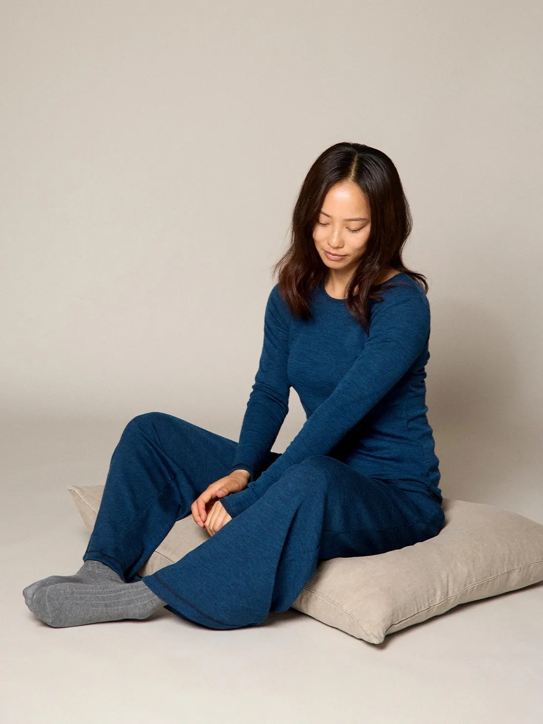 Karla pants rib - petrol - Afbeelding 2