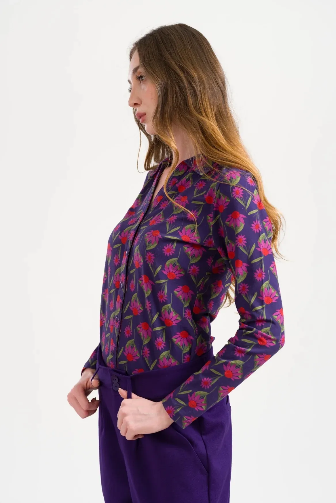 Lena Blouse LS Aurelia - Paars - Afbeelding 2