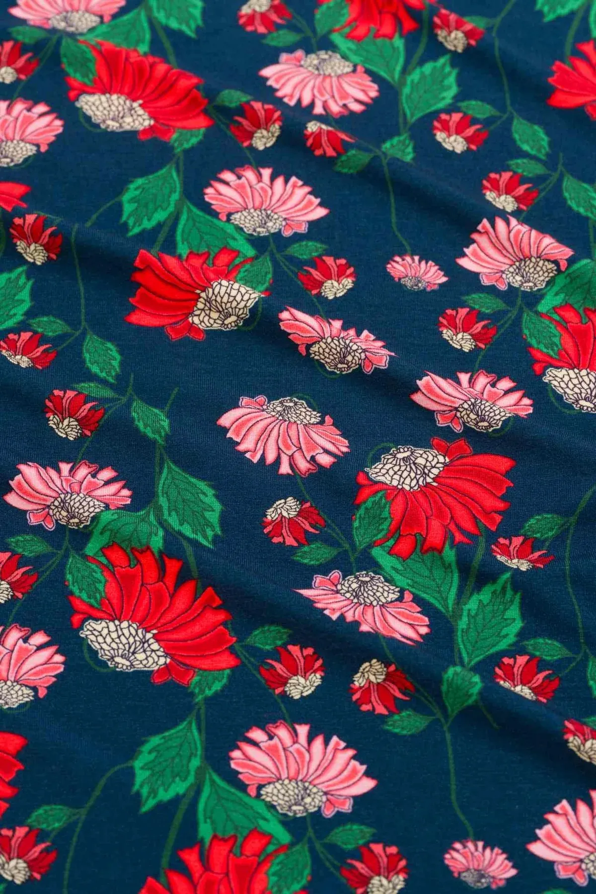 Lena Blouse LS Scarlet Serenade - Navy - Afbeelding 4