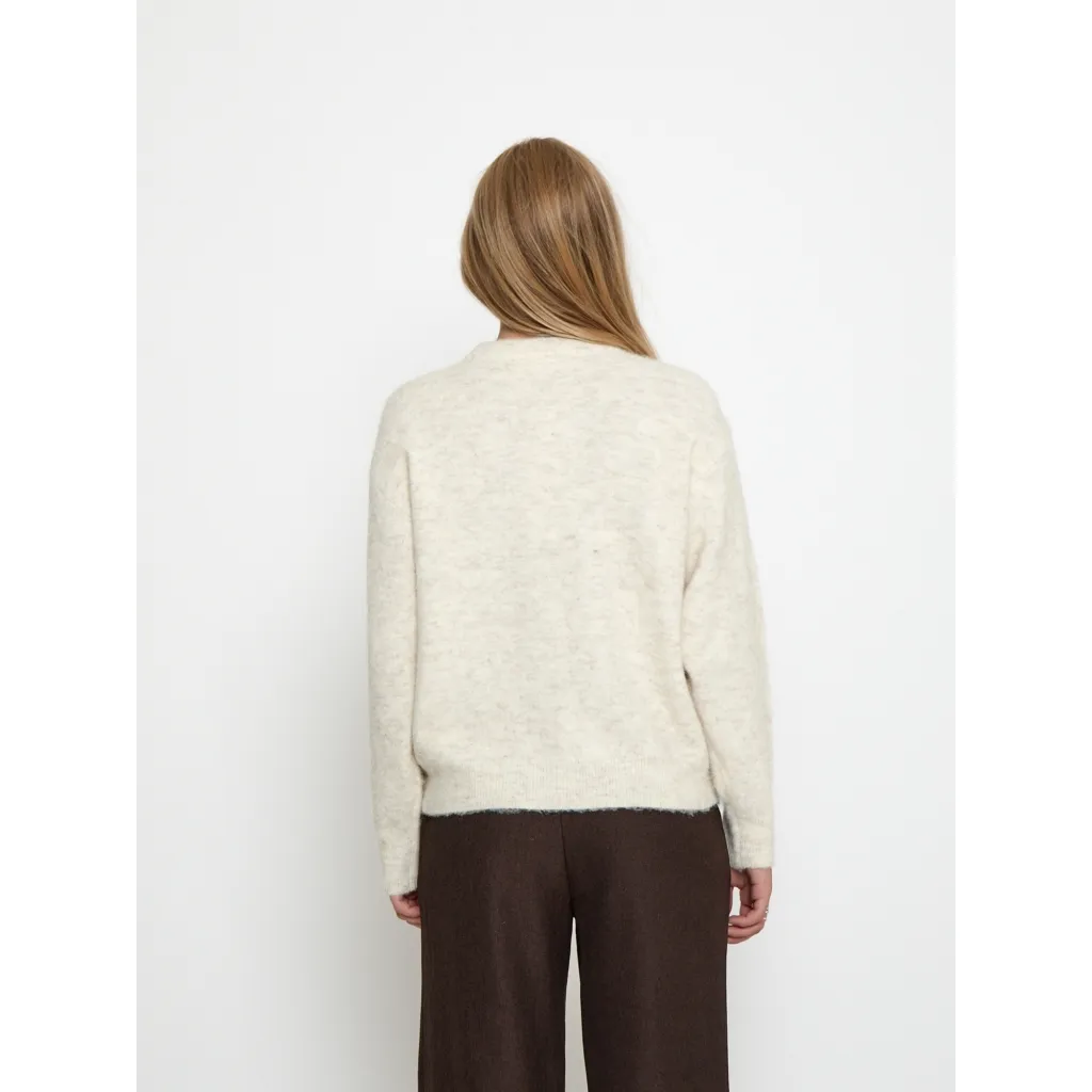 PCSylvie RWS GRS Knit Pullover - Off white - Afbeelding 2