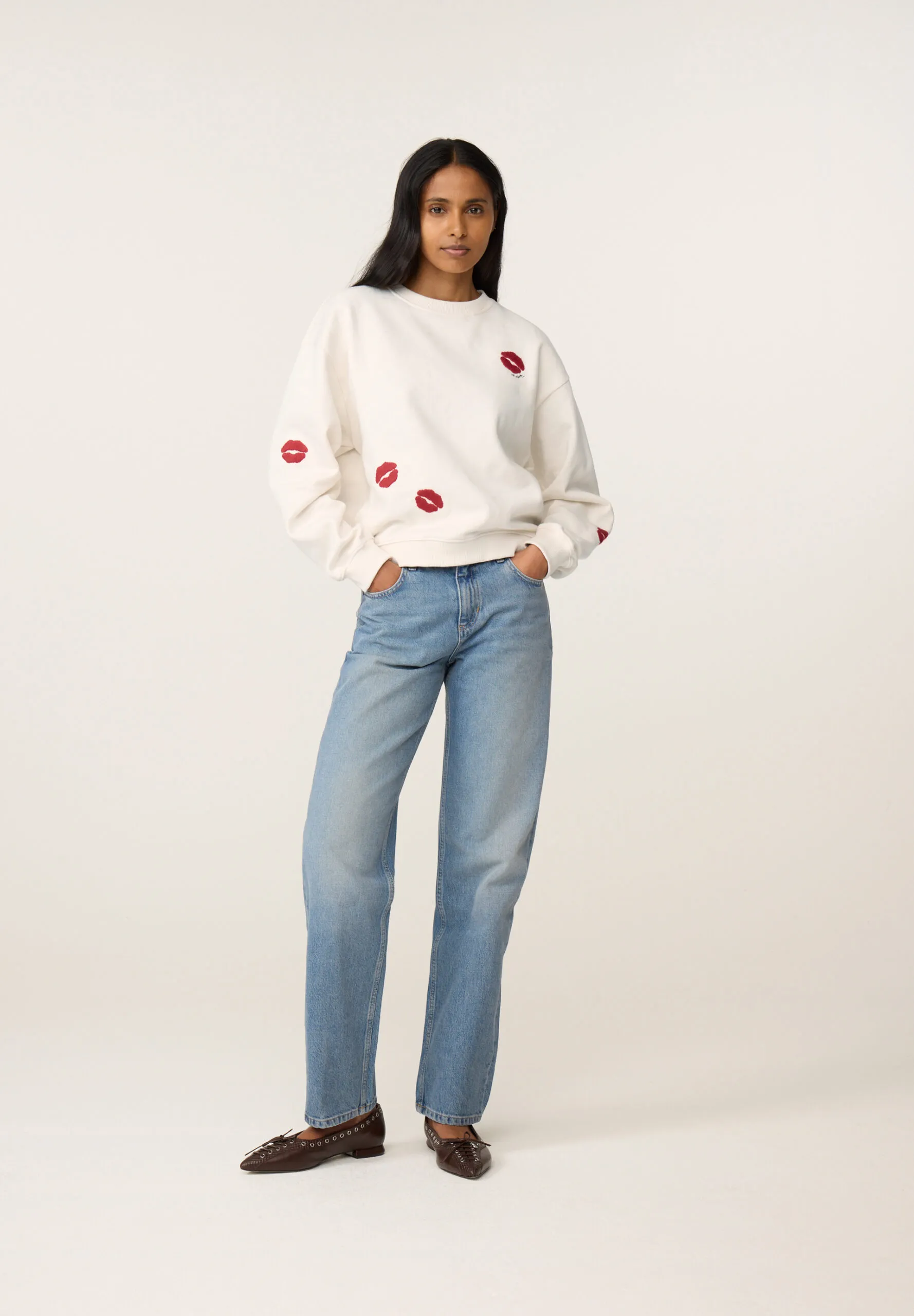 Terry Kiss Sweater - Cosy White - Afbeelding 2
