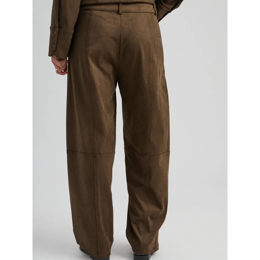 MSAlva Mid Waist Pant - Donkergroen - Afbeelding 2