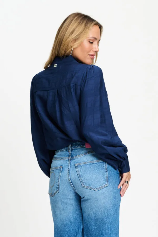 BLOUSE - Ivy Eternal Blue - Blauw