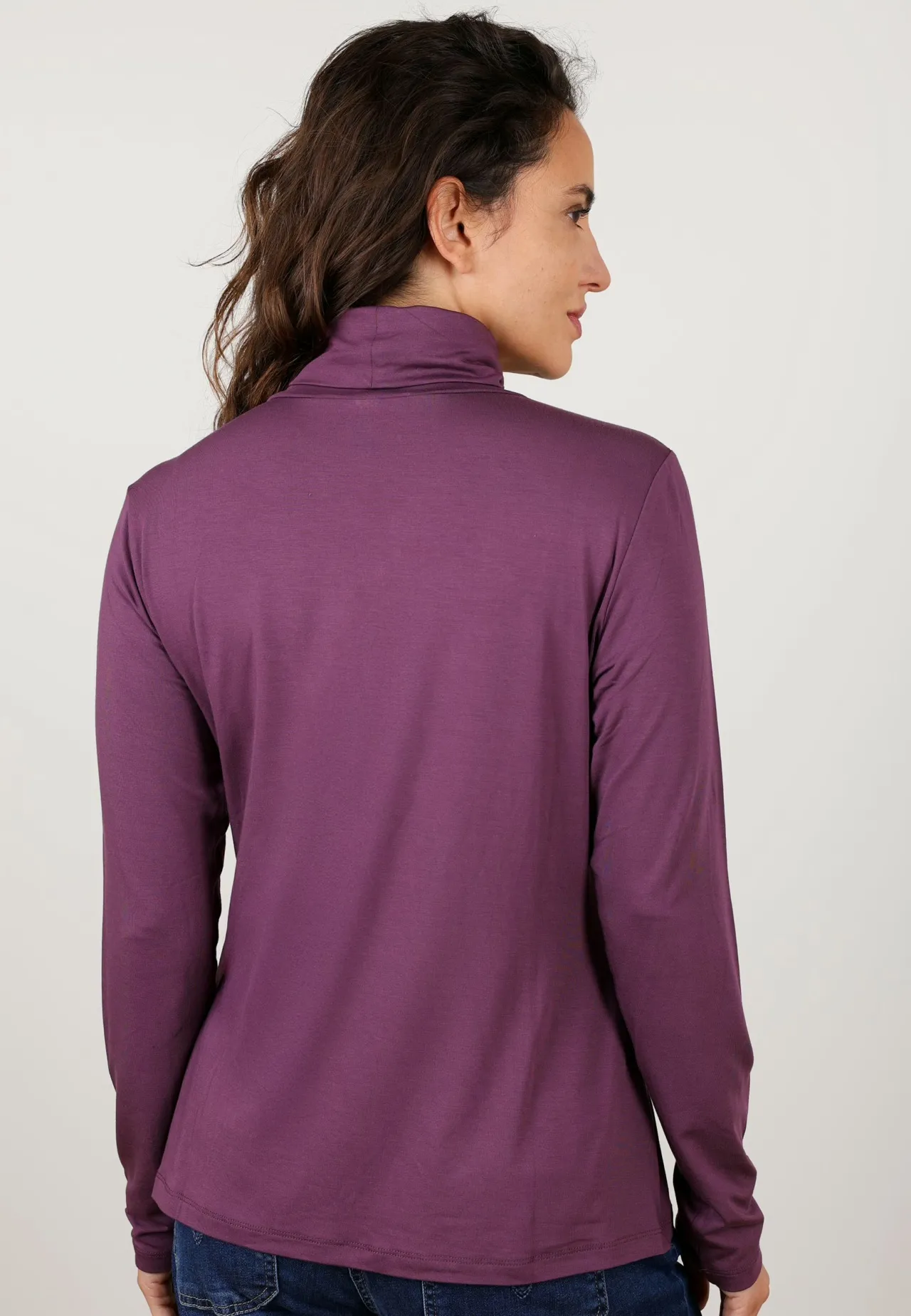 Turtleneck - plum - Afbeelding 2