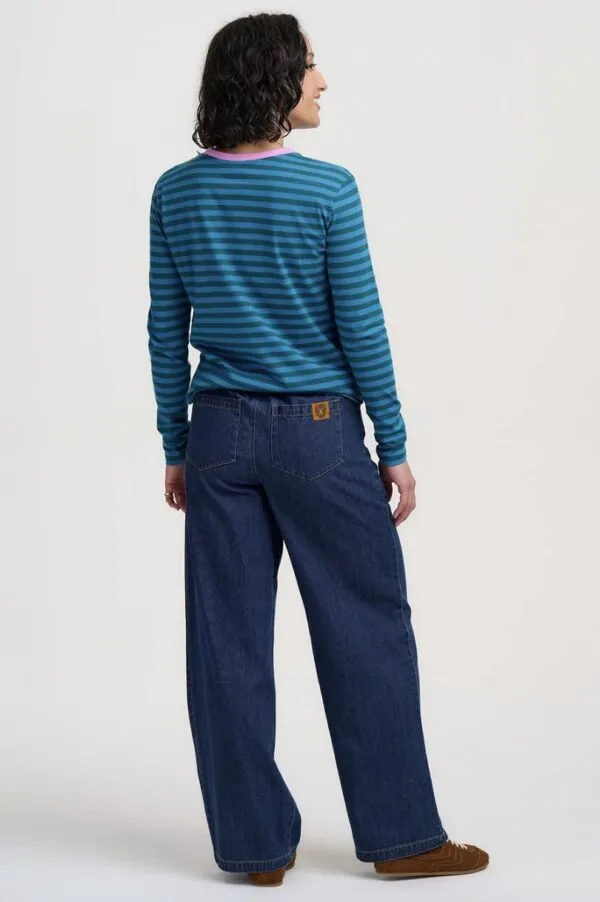 Brunswick Jersey Top - Blauw