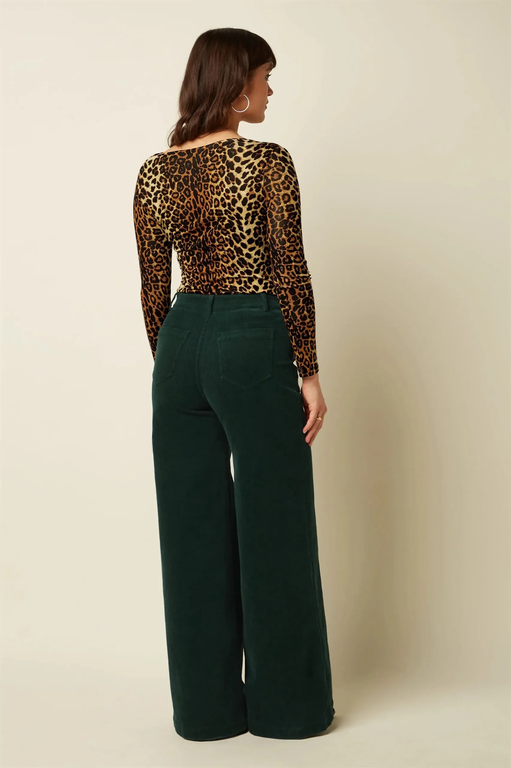 Peppa Pants Corduroy - pine green - Afbeelding 2