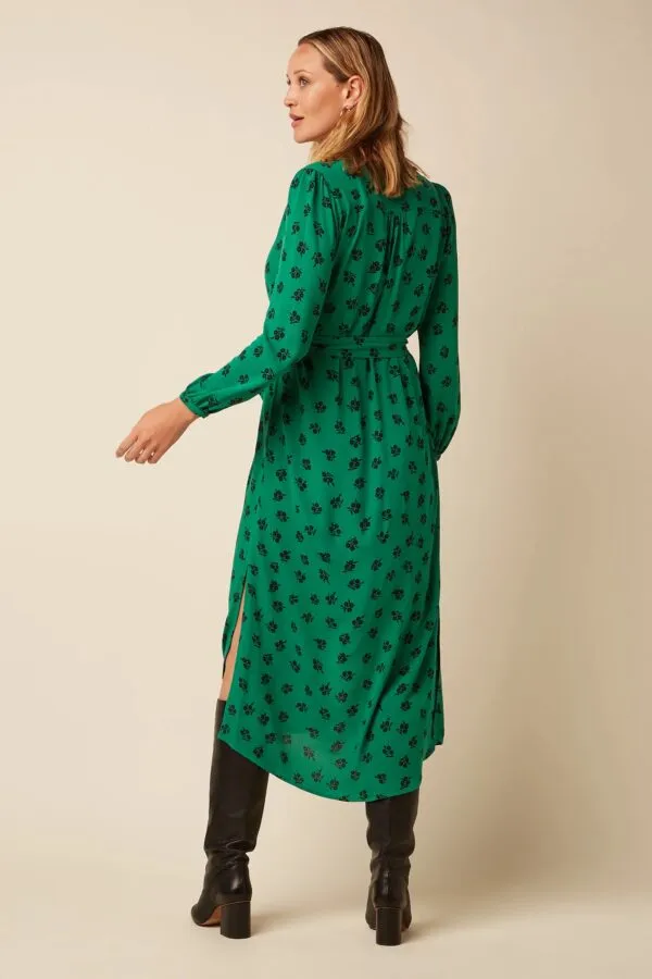 Stella Midi Dress Farlane - Groen