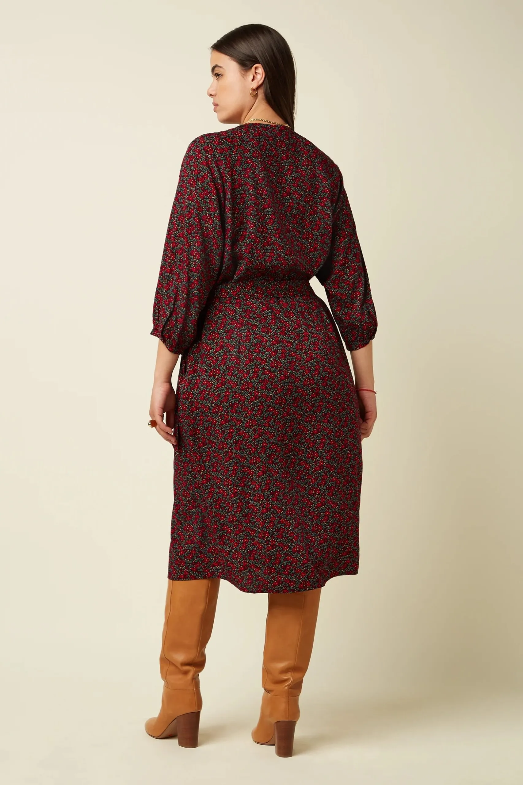 Cybil Dress Juniper - Grape red - Afbeelding 2