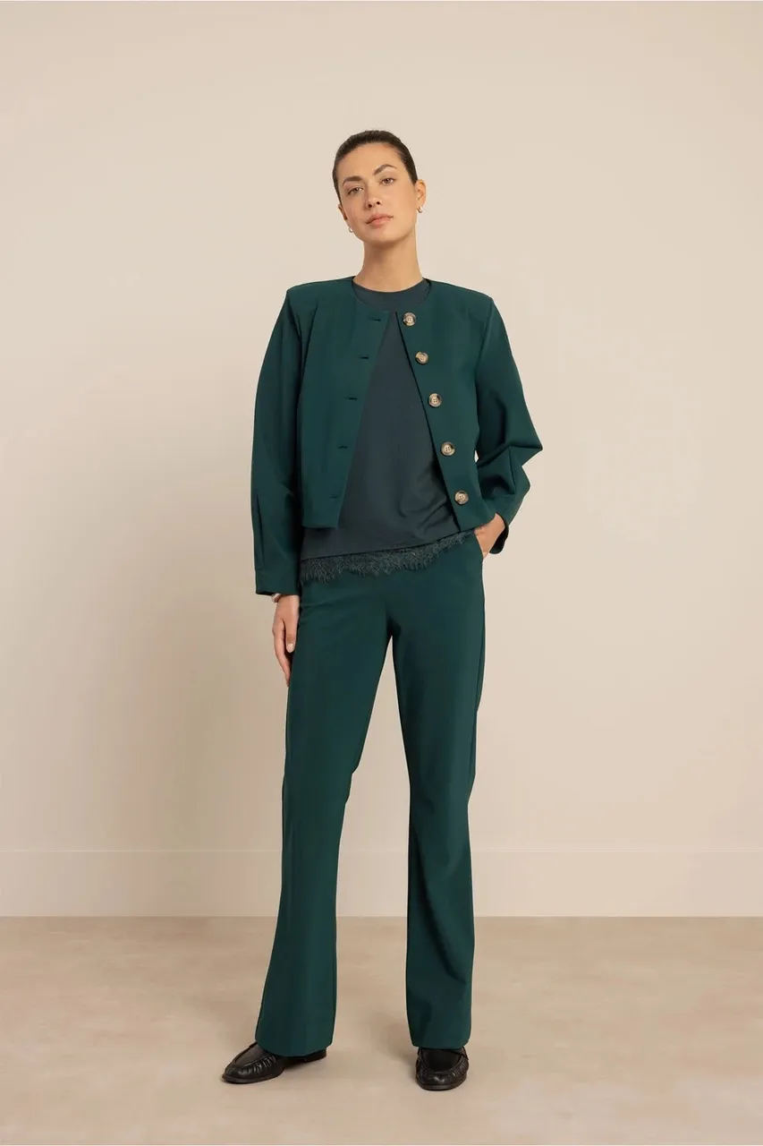 Flair bonded trousers - Dark Teal