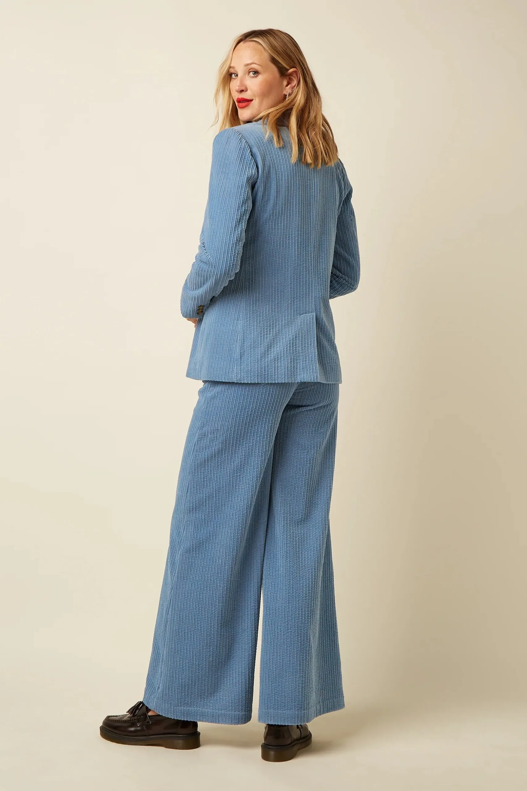 Tina Blazer Birch Cord - Lavender - Afbeelding 3