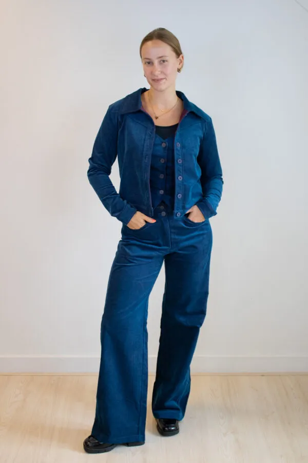London trousers CC - petrol