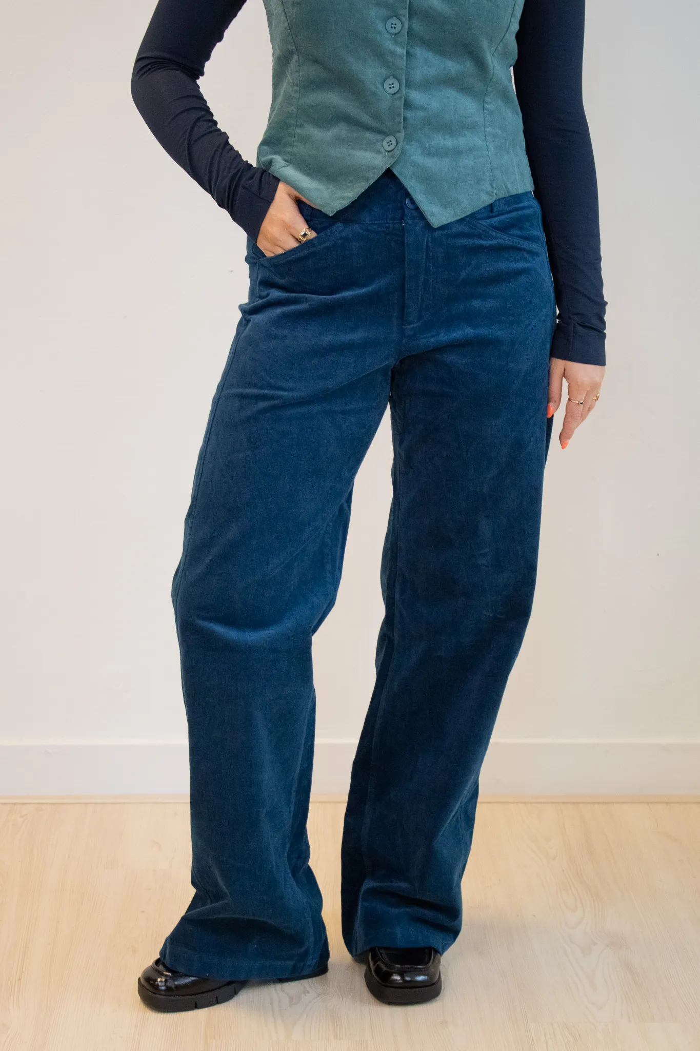 London trousers RBS - petrol - Afbeelding 4