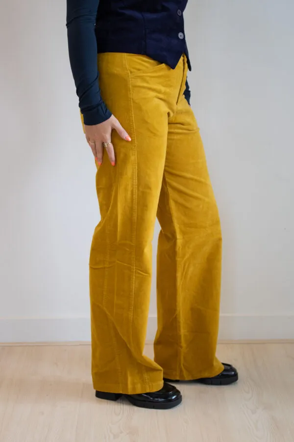 London trousers RBS - Geel