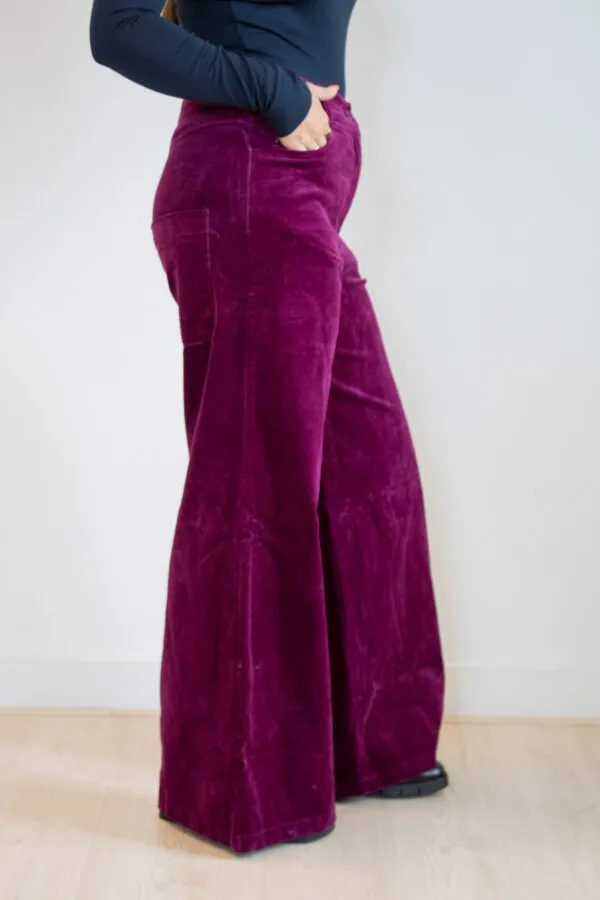 Diss Trousers - fuchsia