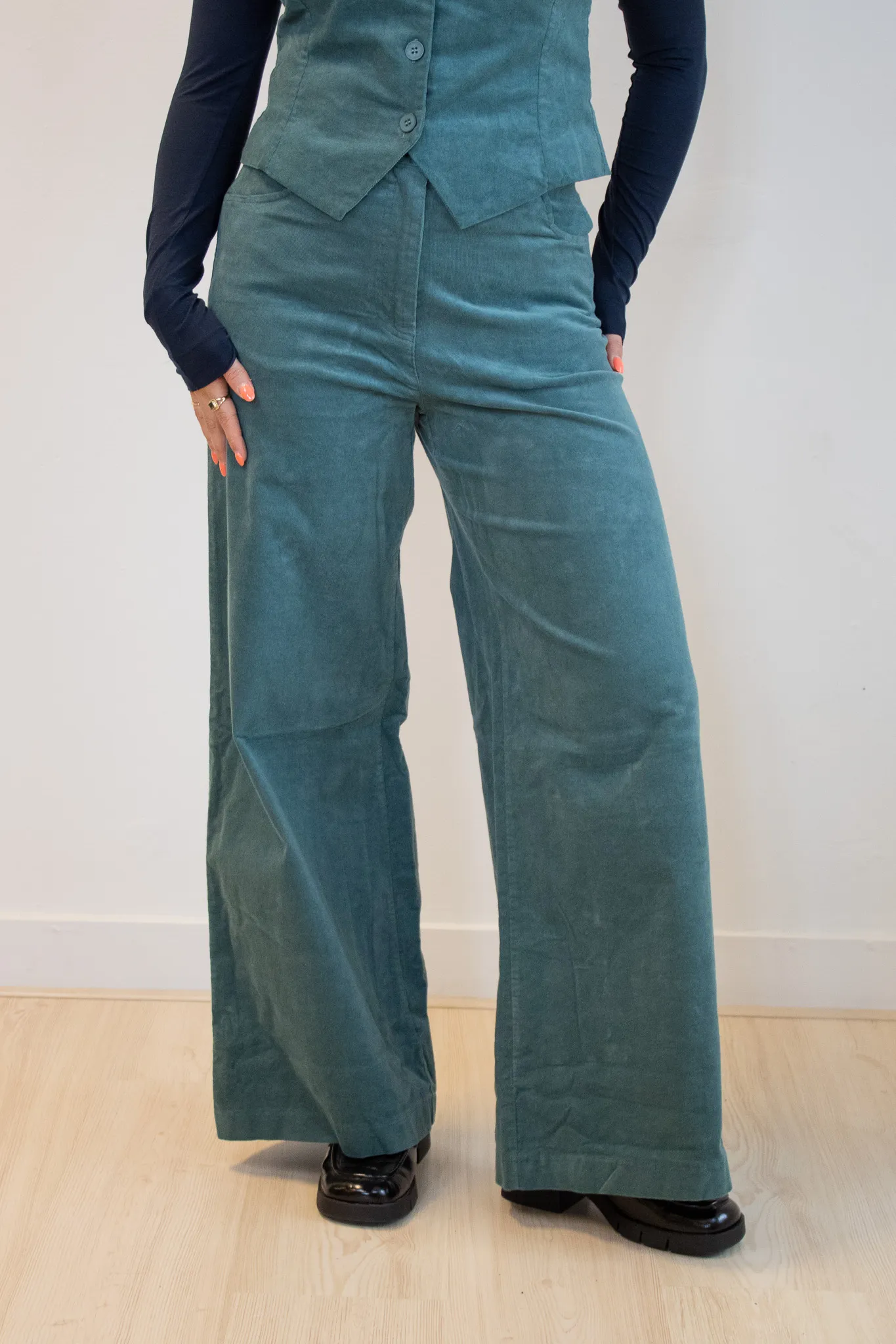 Diss Trousers - Mos - Afbeelding 4