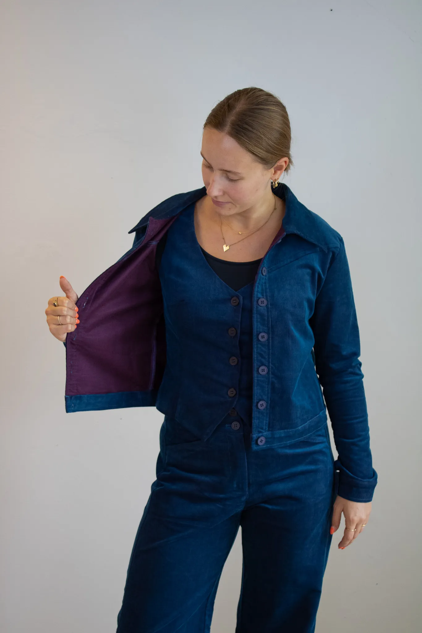 Sidney jacket - petrol - Afbeelding 4