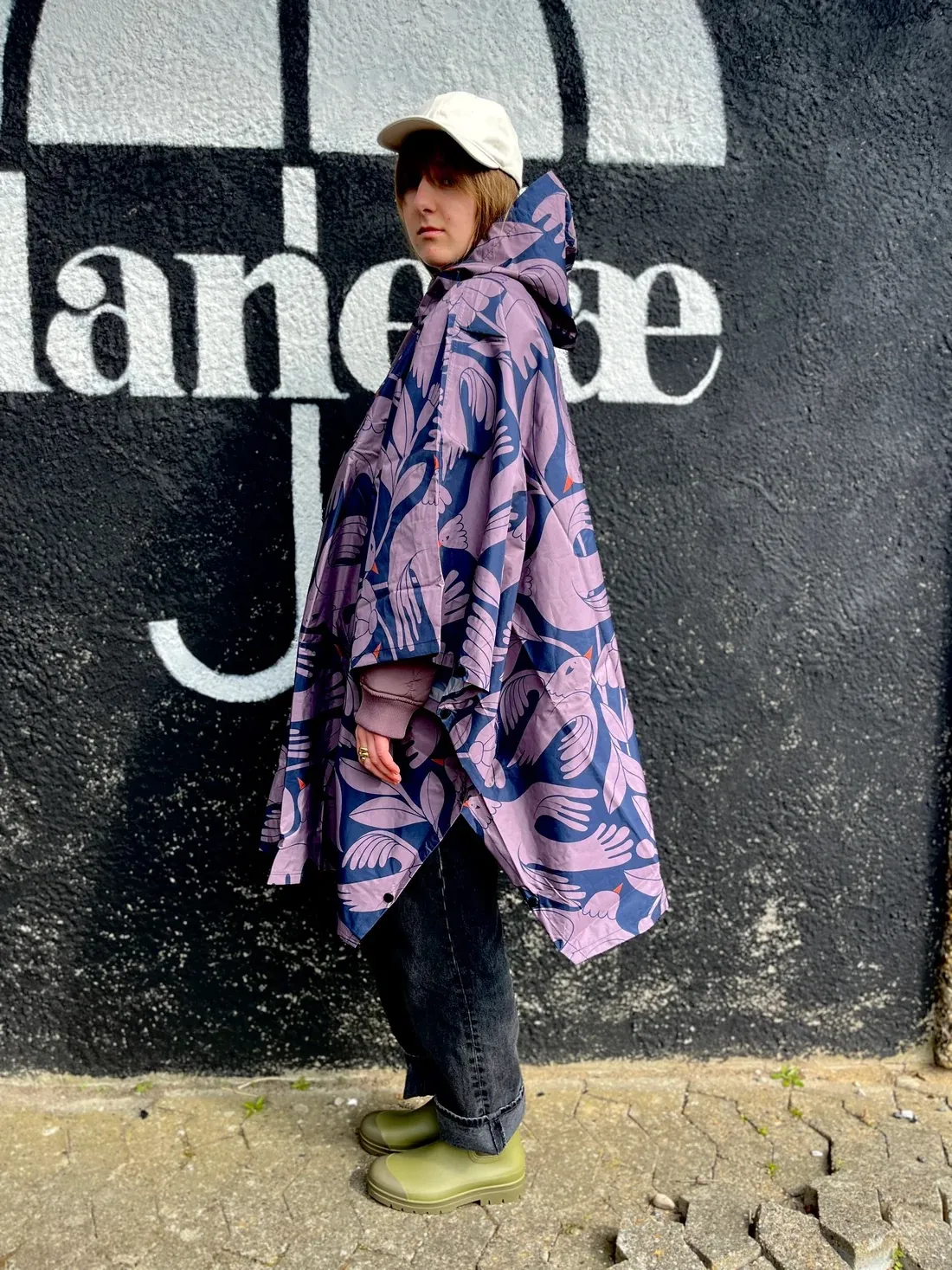 Danepackit Rainponcho - Donkerblauw - Afbeelding 2