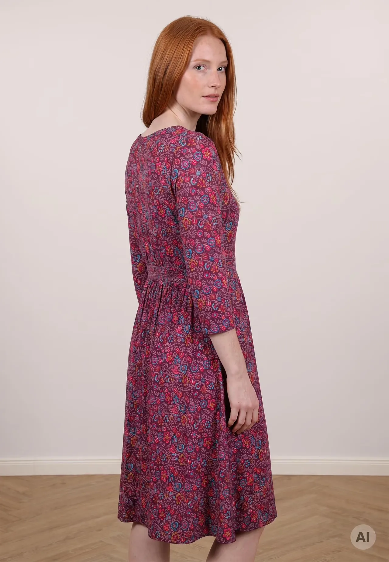 Kleid Ulifi - Plum - Afbeelding 2
