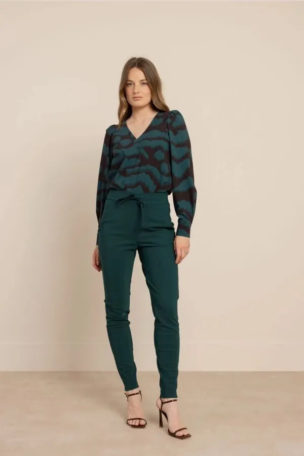 Downstairs bonded trousers - Dark Teal