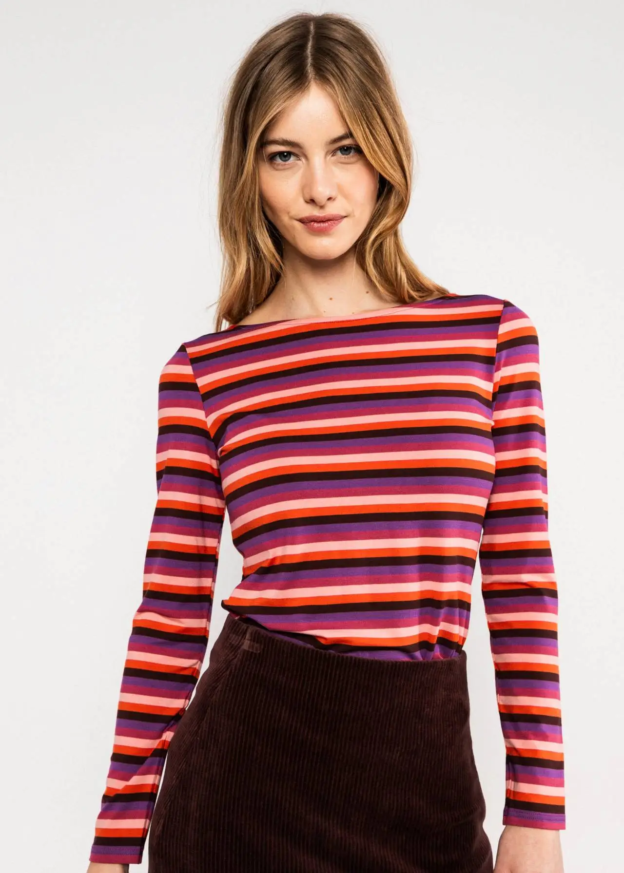 Breton shirt Sweet Sailorette - Paars