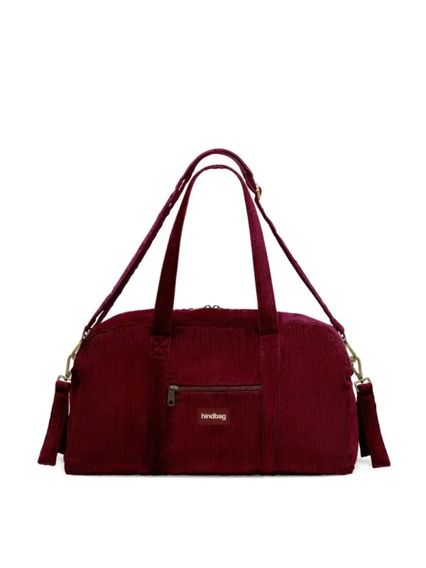 Basile Corduroy Changing Bag - bordeaux