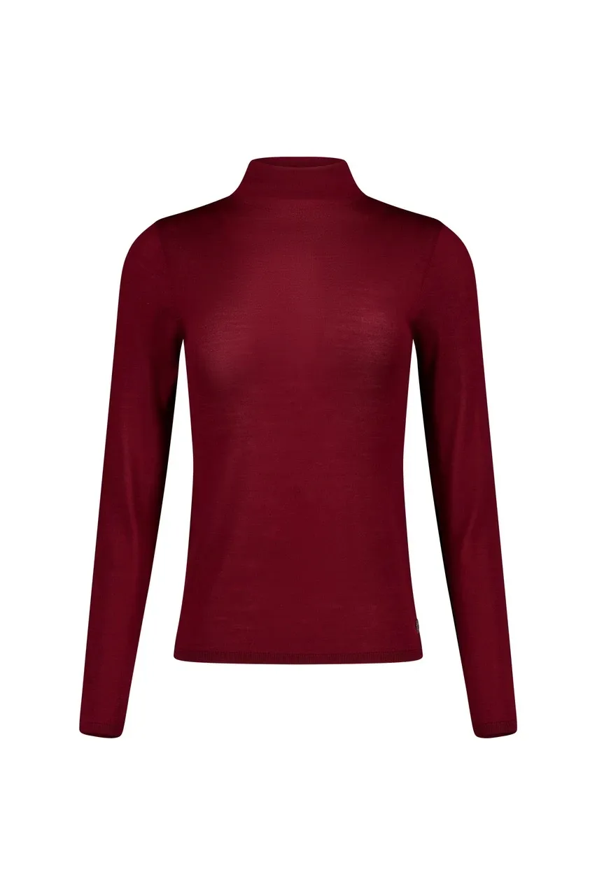 Reggie col pullover - Red Wine - Afbeelding 4