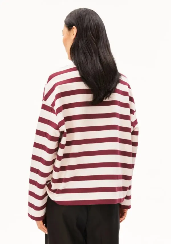 ICONIC Ã… FRANKAA BOLD SWEAT - Donkerrood