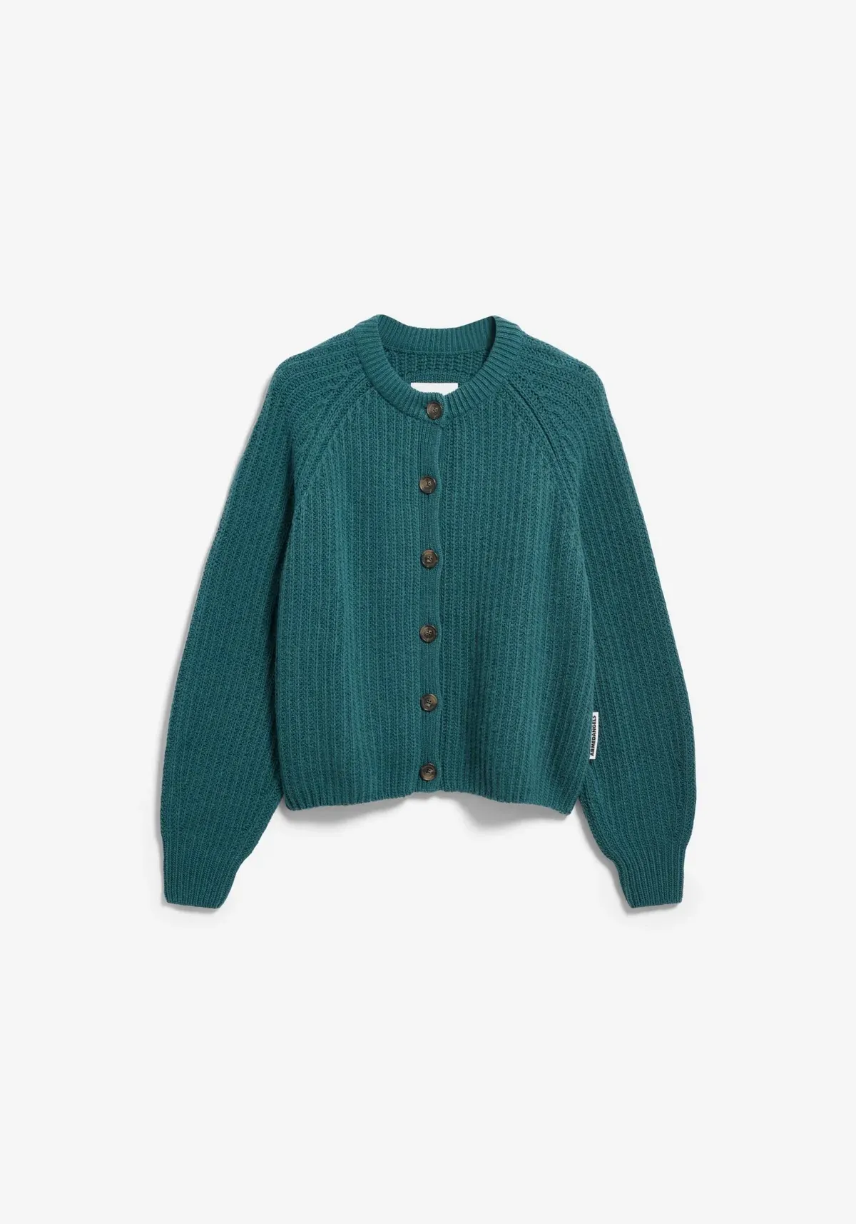 RIB KNIT CARDIGAN - petrol - Afbeelding 3