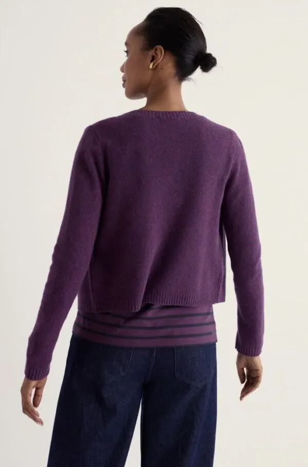 Tern Tide Cardigan - Loganberry