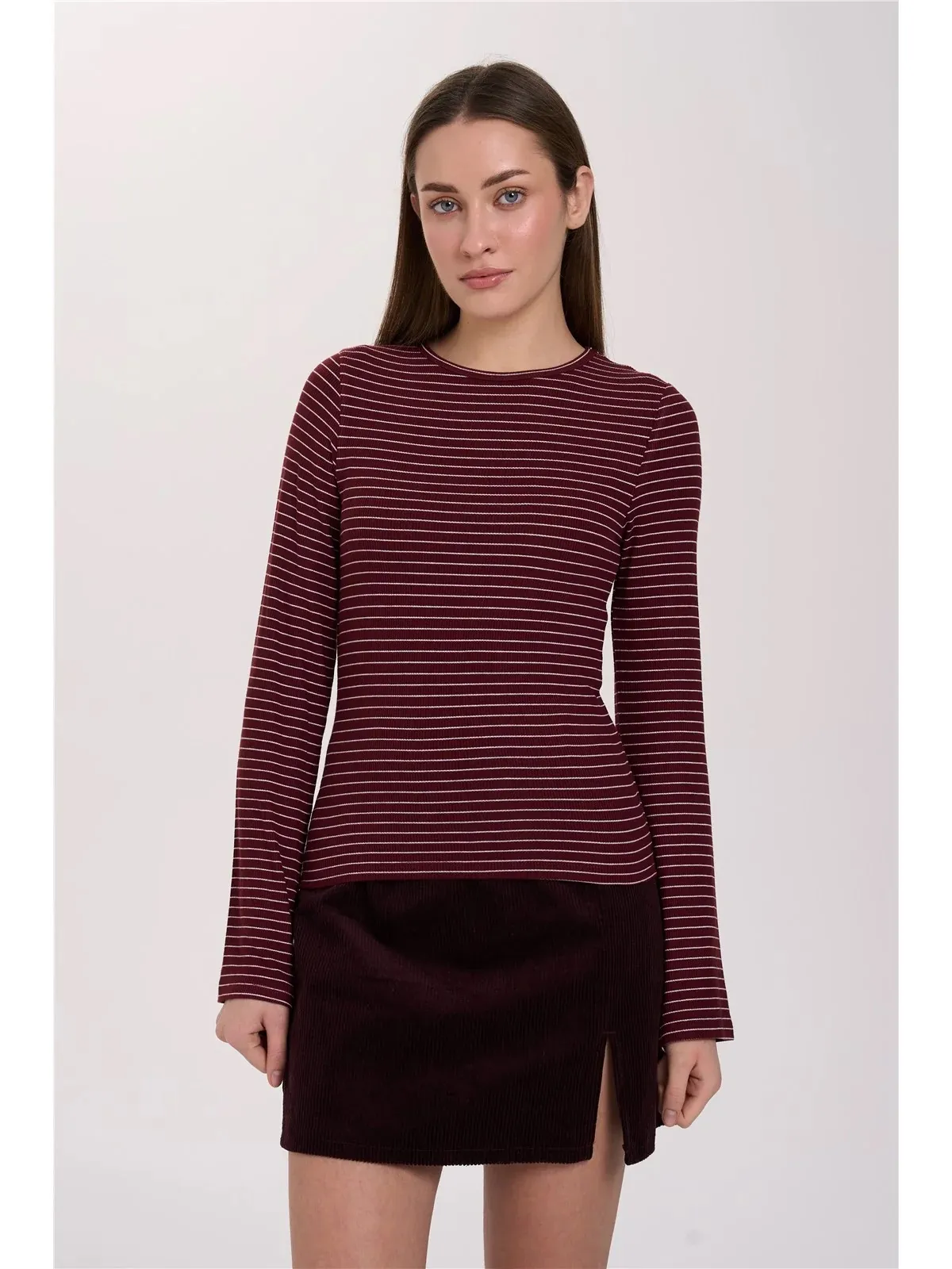 Shirt - bordeaux rood