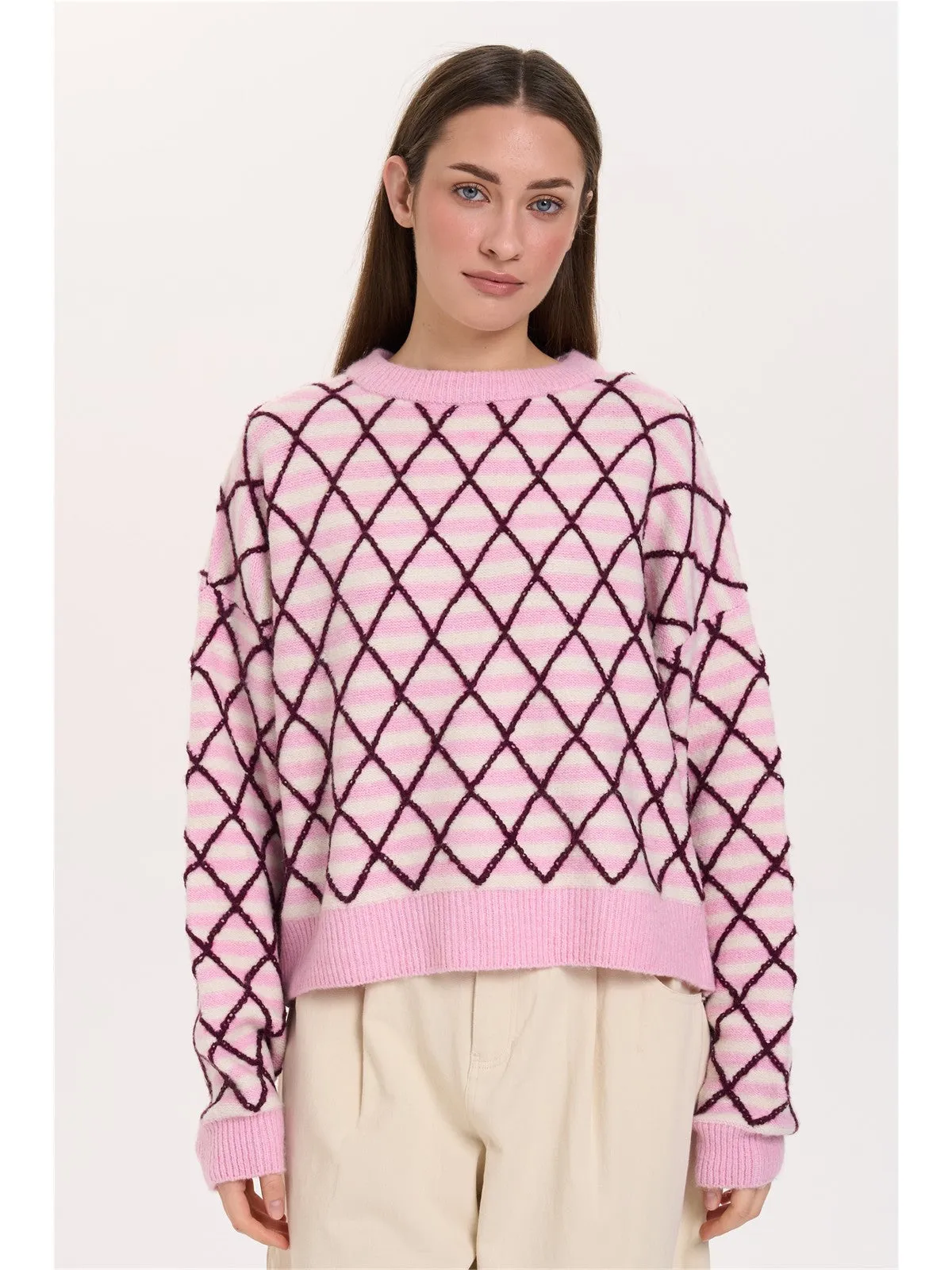 Pullover - bordeaux rood