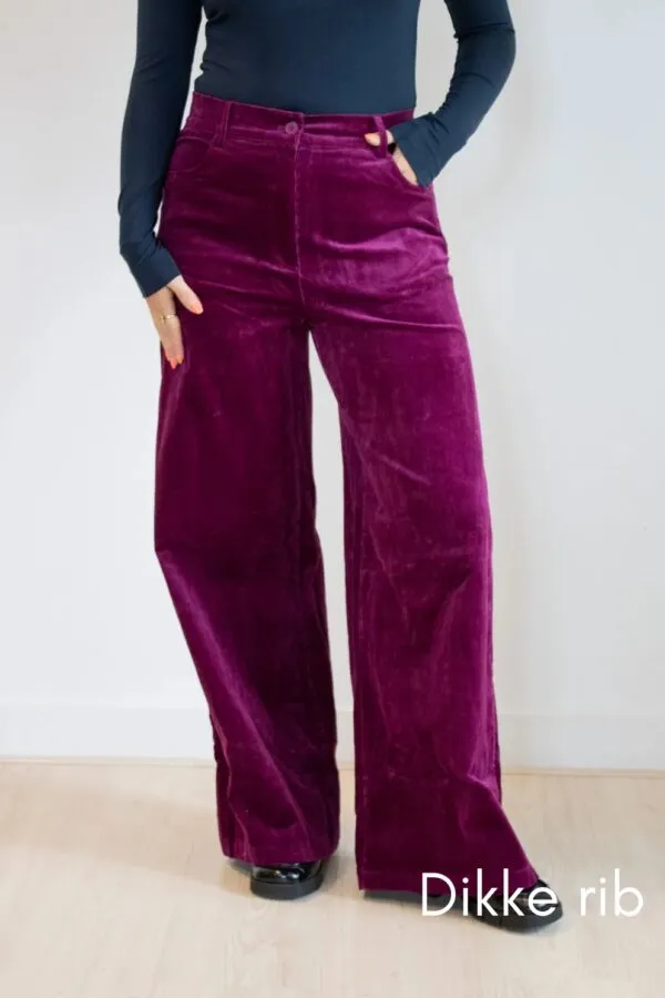 Diss Trousers - fuchsia