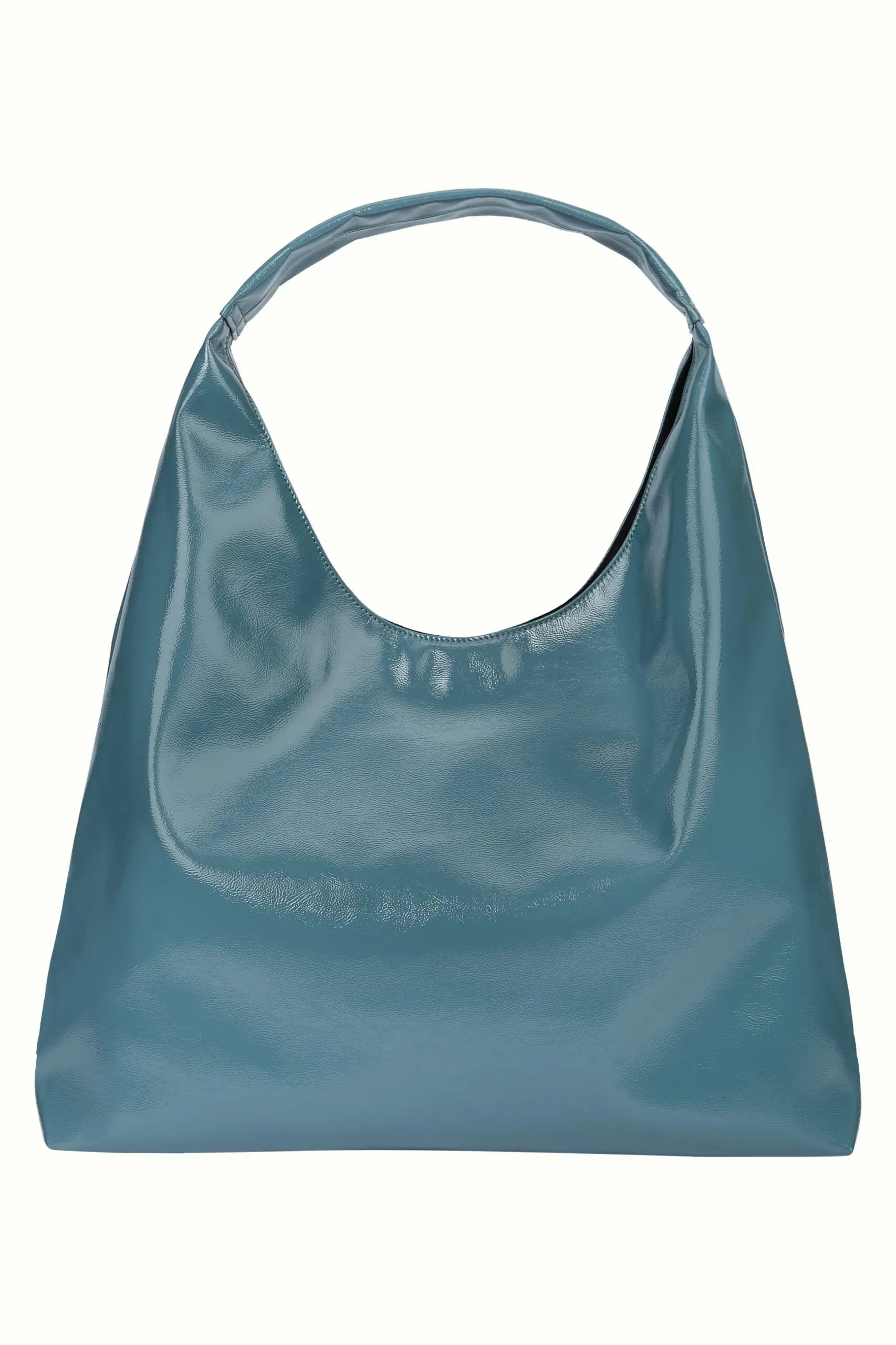 Glace Tote Patent Bag - Icy Blue - Afbeelding 2