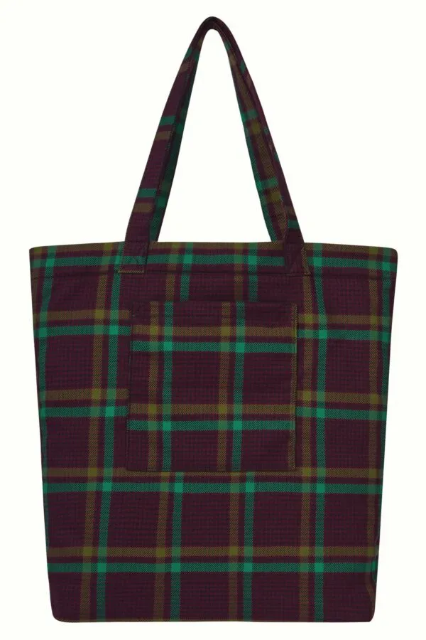 Shopper Vera Check - Porto Red