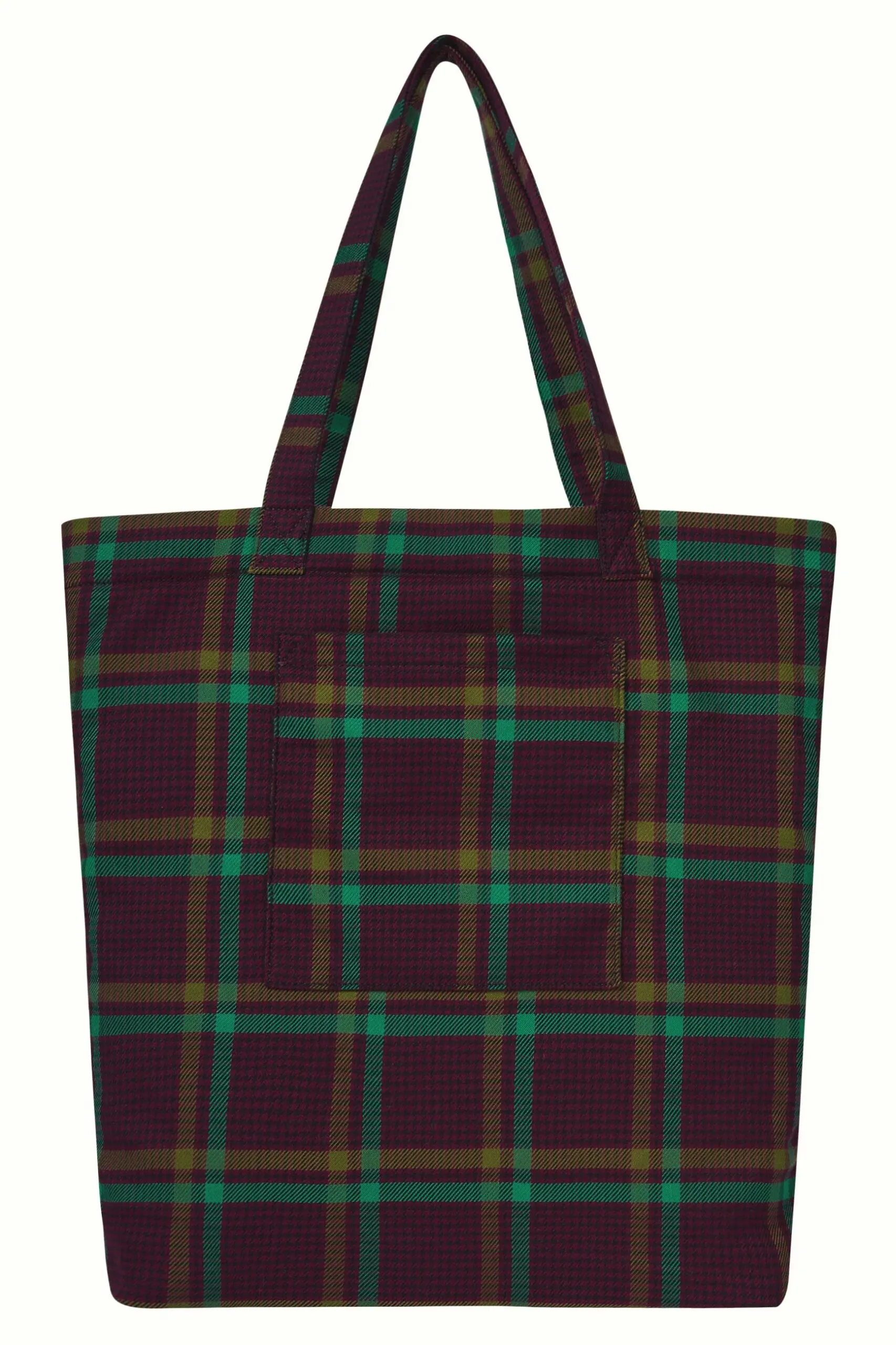 Shopper Vera Check - Porto Red - Afbeelding 2