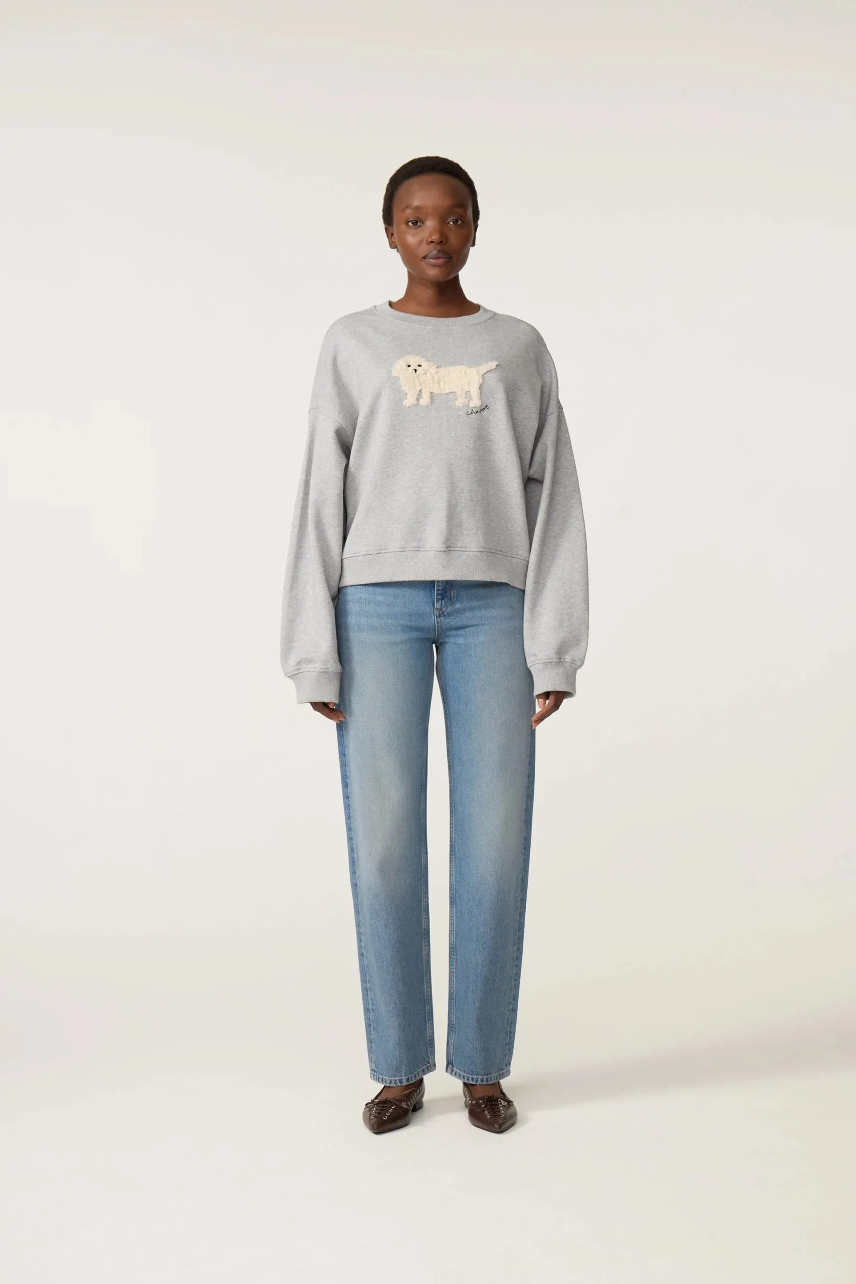 Amy Puppy Sweater - Grijs - Afbeelding 2