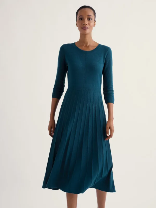Folk Song Dress - Raincloud