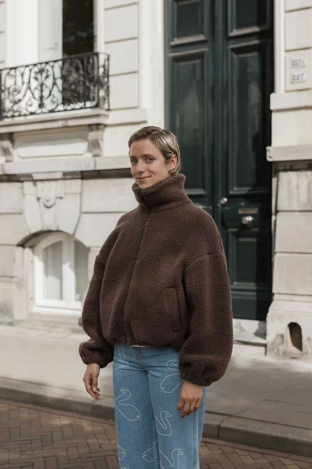 Alwero Vest Blancs - chocolate brown