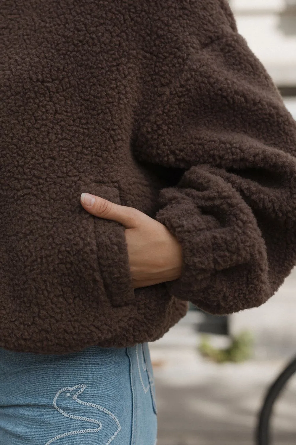 Alwero Vest Blancs - chocolate brown - Afbeelding 2
