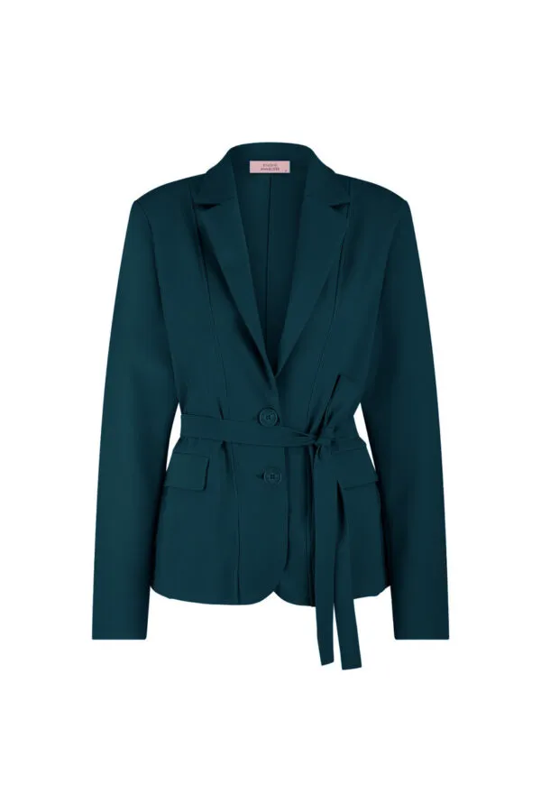Elin bonded blazer - Dark Teal