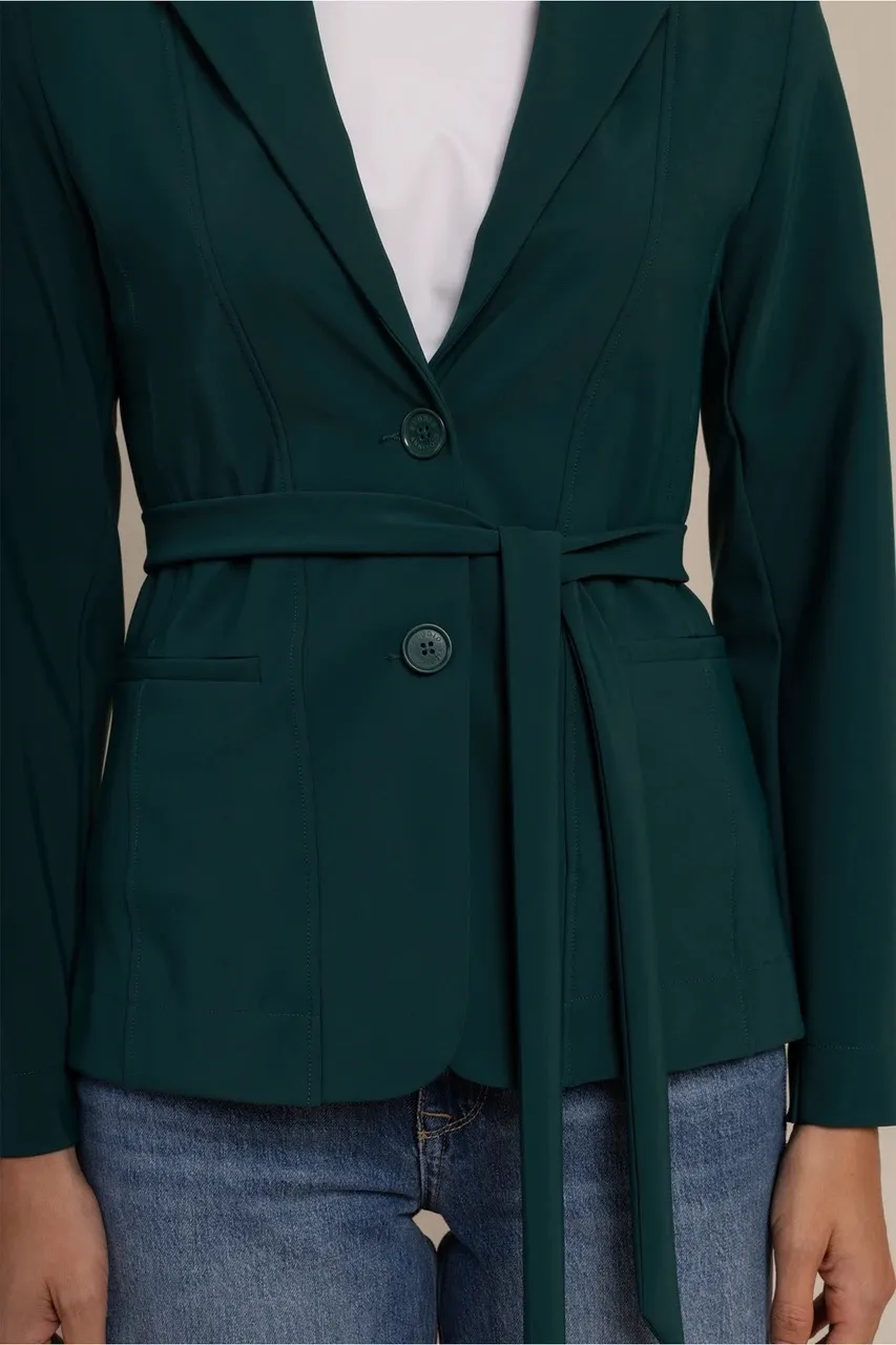 Elin bonded blazer - Dark Teal - Afbeelding 5